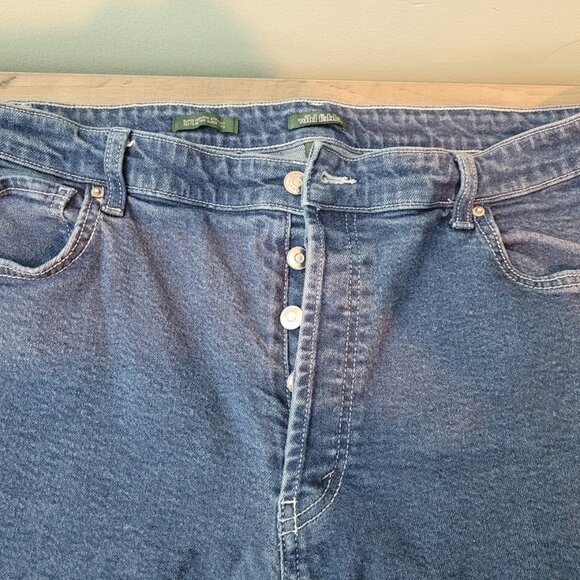 Wild Fable Super High Rise Straight Leg Button Fly Jeans Size 18 - Picture 7 of 8
